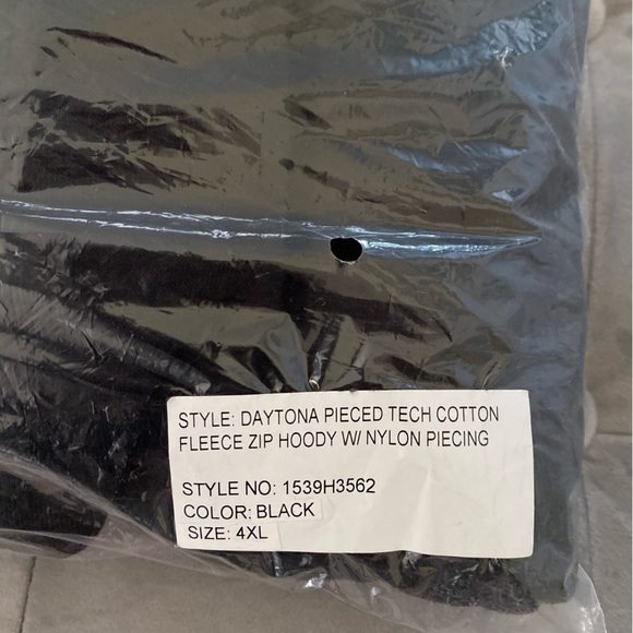 COOKIESSF DAYTONA Performance Hoodie zip up black 4XL - Picture 3 of 3